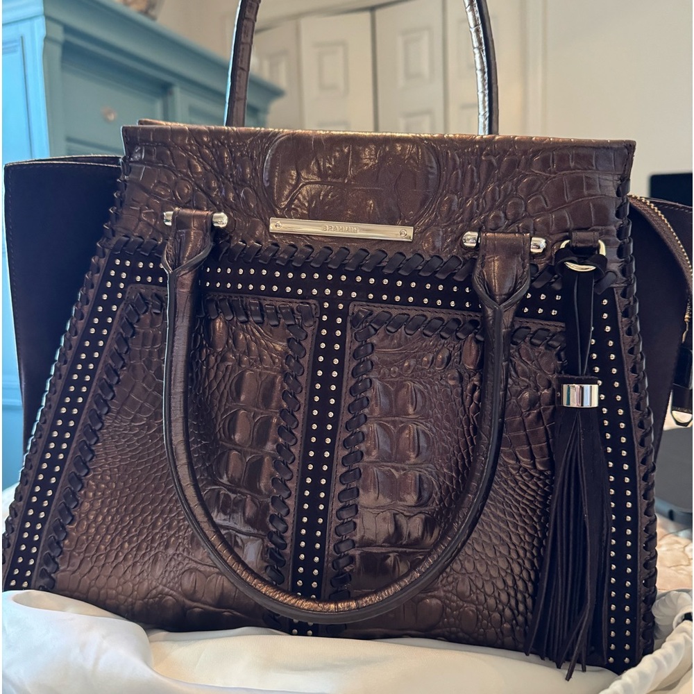 This is a one of a kind Brahmin bag! Immaculate condition! Comes with dust bag!